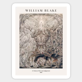 William Blake - A Vision of the Last Judgment Sticker